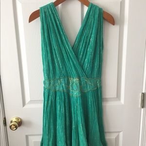 Grecian Green Dress